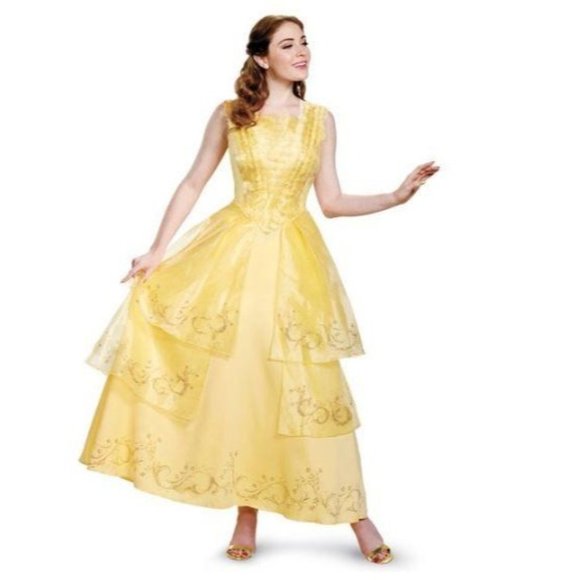 Belle Ball Gown Small (4-6) Yellow - Picture 1 of 11